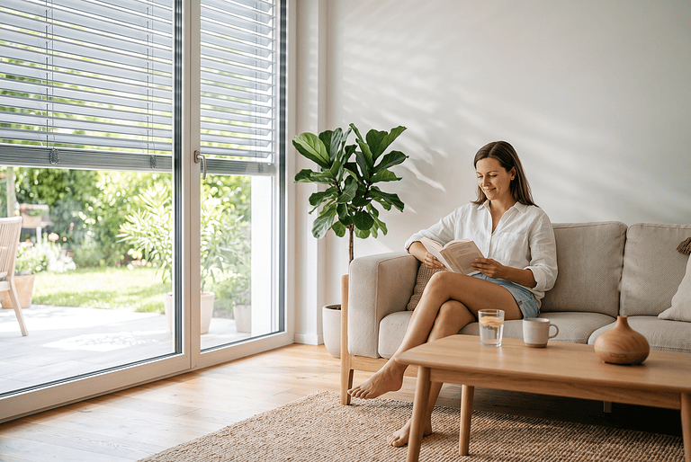 Sommerlicher Wärmeschutz und Raumklima – Wellness Sanofit GmbH über kühle Räume im Sommer